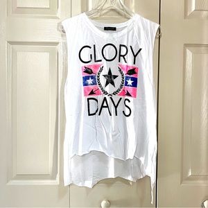 Signorelli Glory Days Chewed Hem Muscle Tank Top